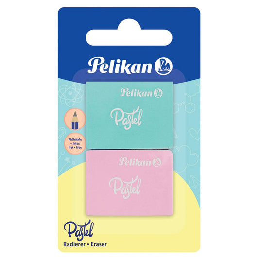 Pelikan Radiergummis Pastel | 300009458 | 1 Pack = 2 St.