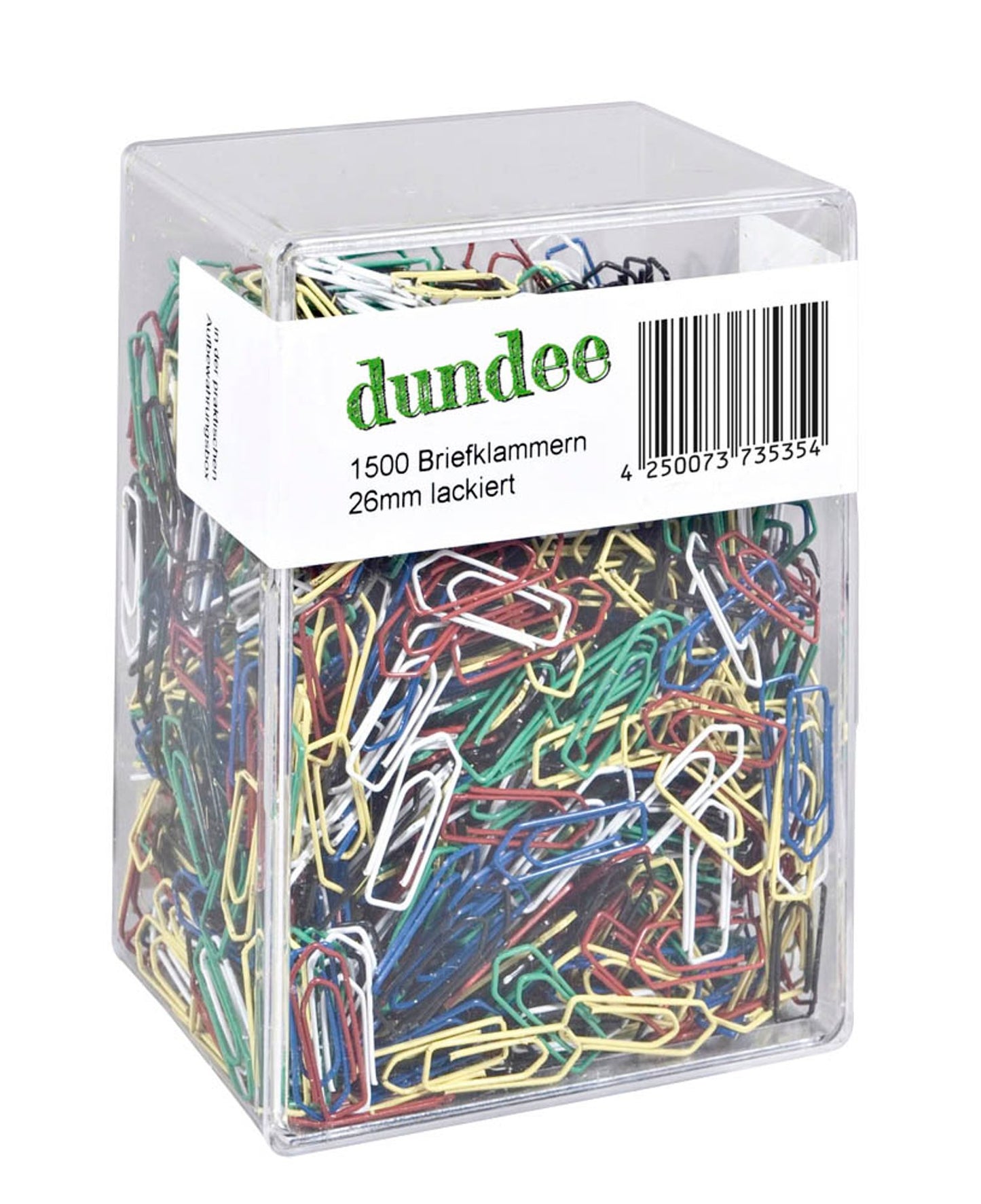 dundee Büroklammern farbsortiert kunststoffüberzogen