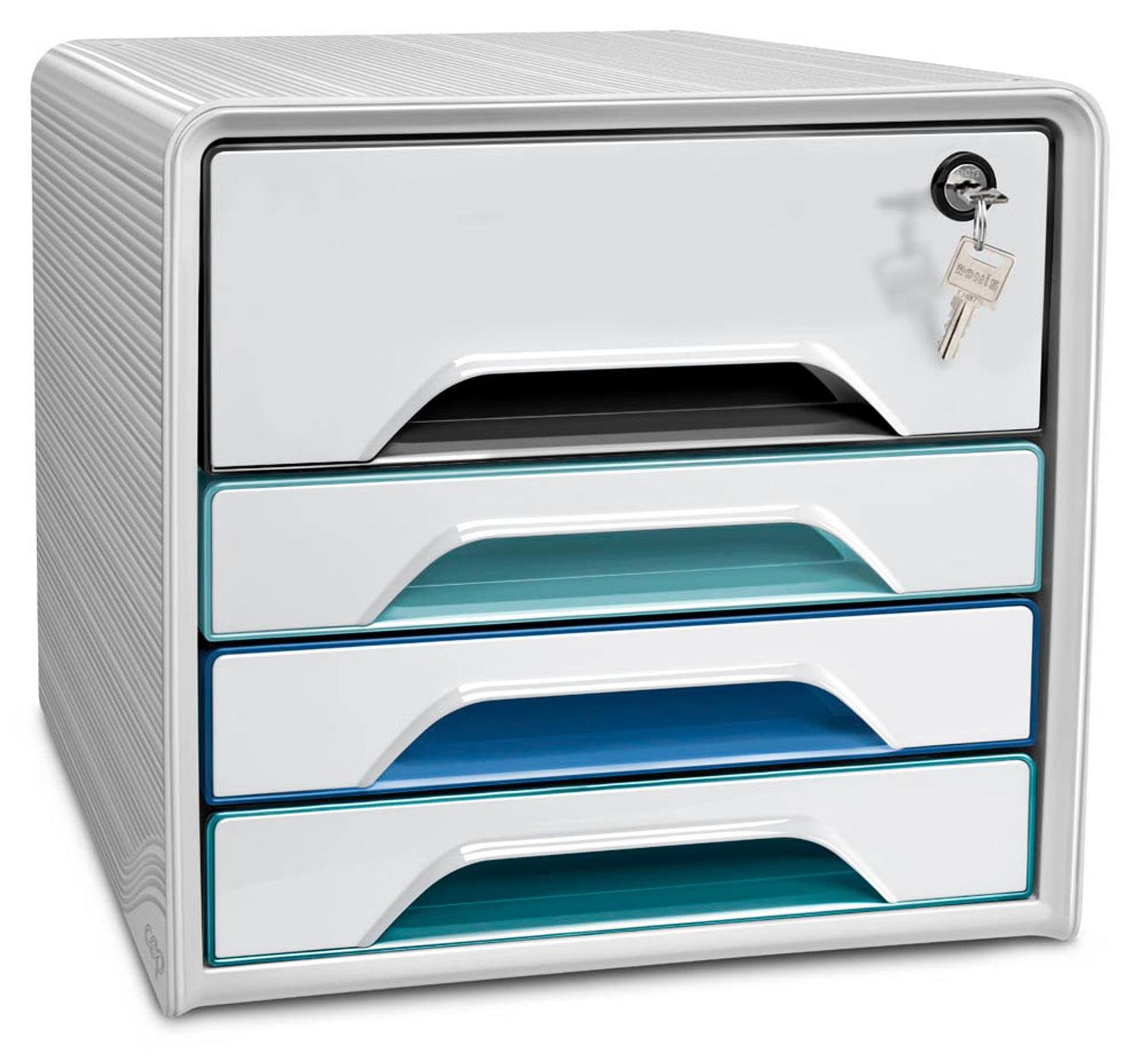 cep Schubladenbox Smoove Secure, DIN A4 mit 4 Schubladen