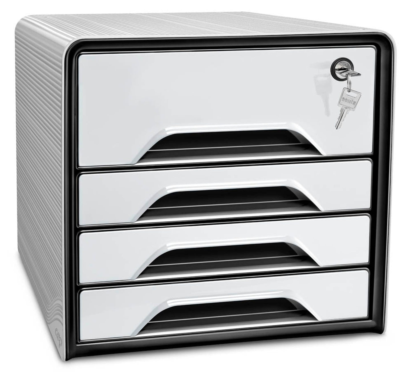 cep Schubladenbox Smoove Secure, DIN A4 mit 4 Schubladen
