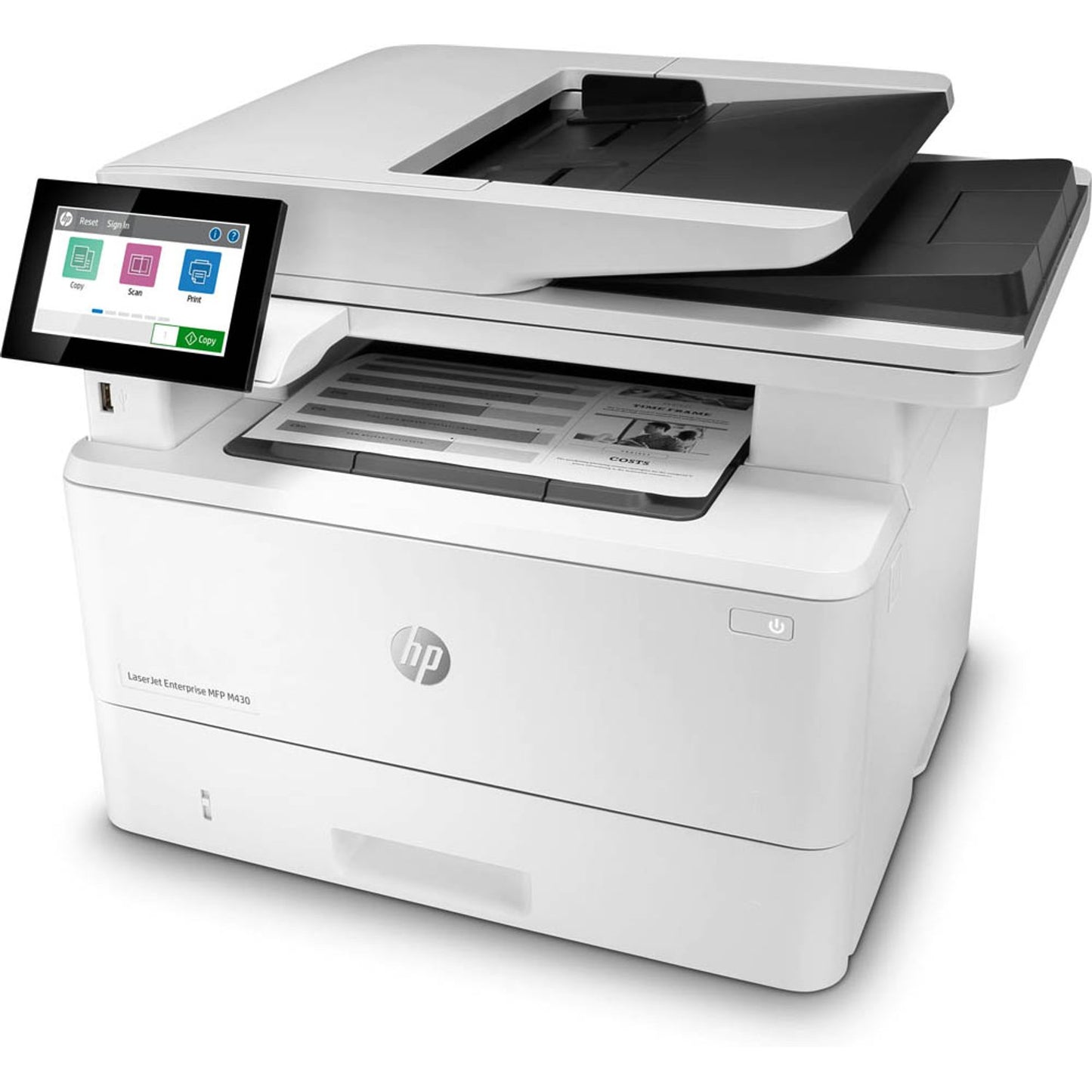 HP LaserJet Enterprise MFP M430f 4 in 1 Laser-Multifunktionsdrucker weiß | 3PZ55A