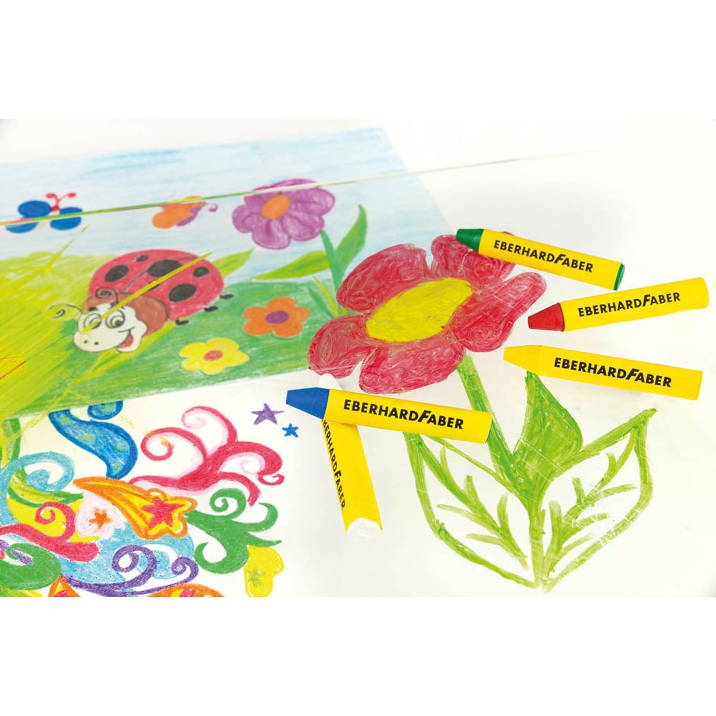 EBERHARD FABER COLORI Wachsmalkreiden farbsortiert | 524112 | 1 Pack = 12 St.
