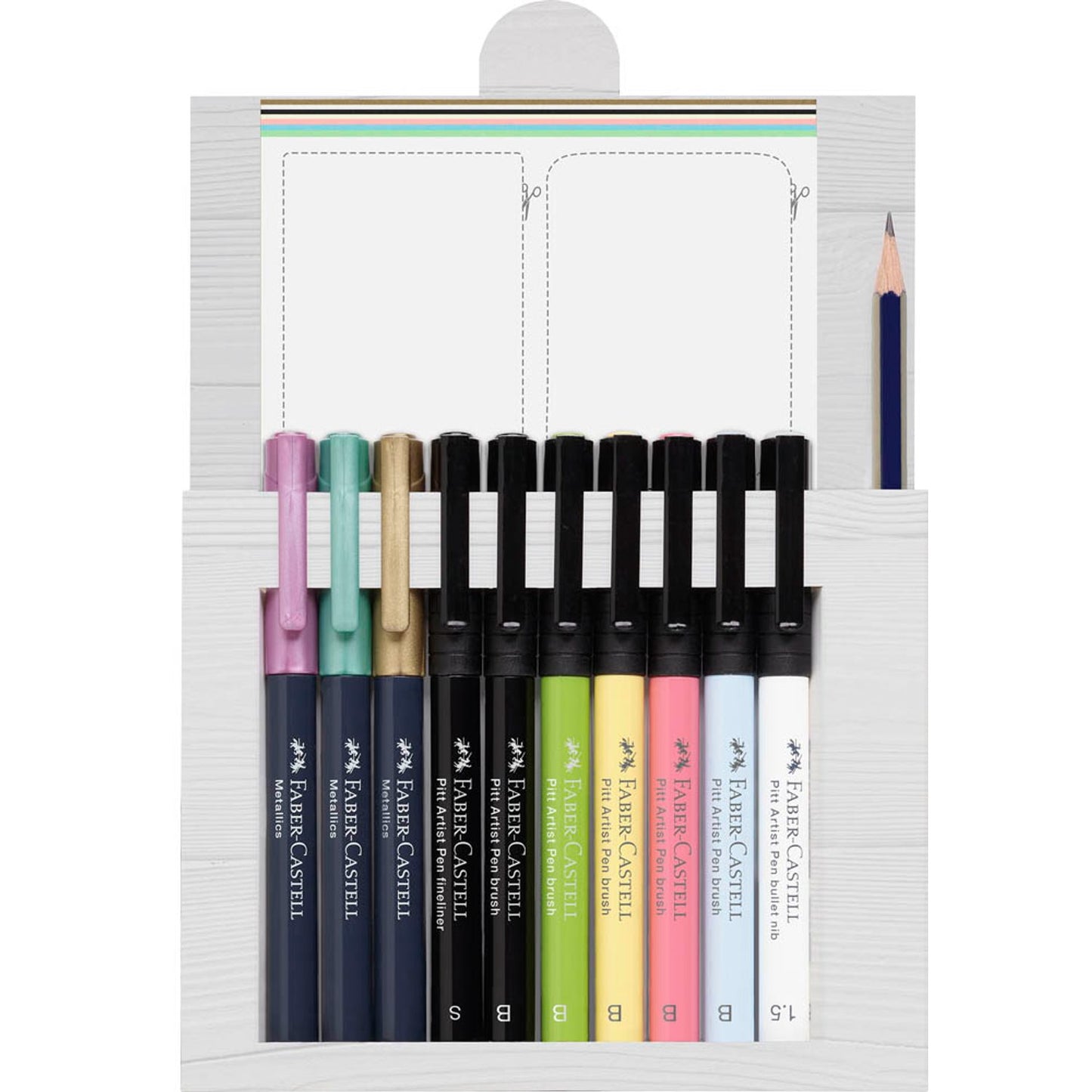 FABER-CASTELL Handlettering-Set farbsortiert | 267103 | 1 Pack = 12 St.