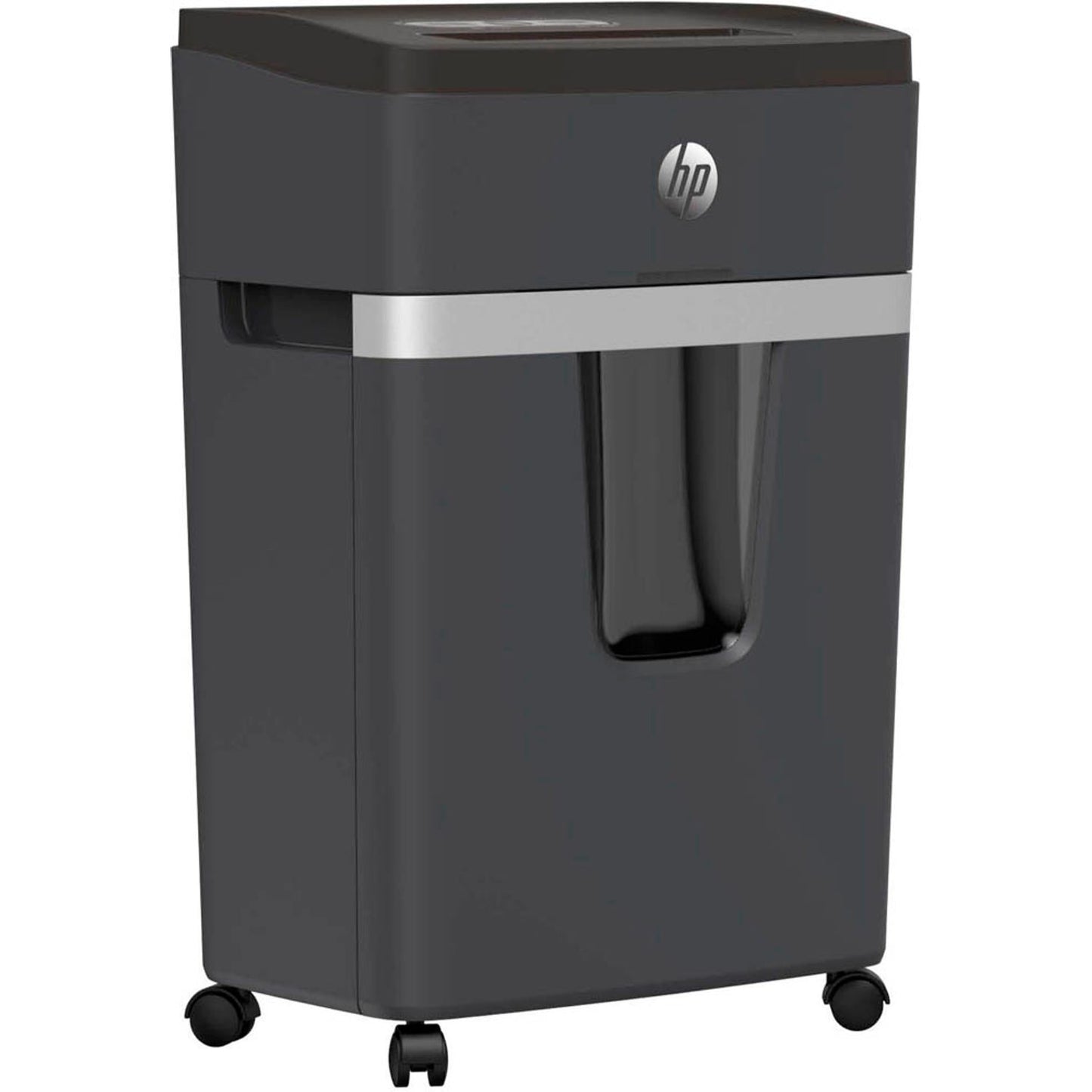 HP Pro Shredder 12MC Aktenvernichter mit Partikelschnitt P-5, 2 x 15 mm, bis , schwarz | 2814
