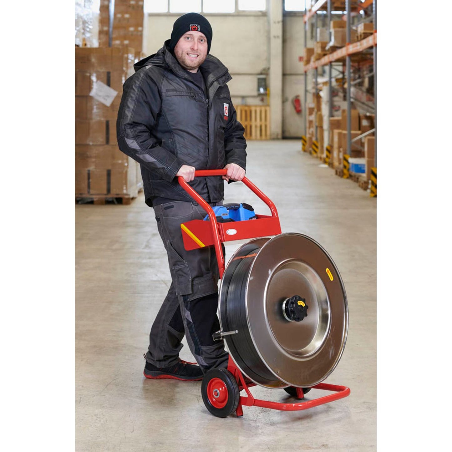 WIHEDÜ Umreifungsband Kunststoff schwarz 12,7 mm x 2000 m | 350003