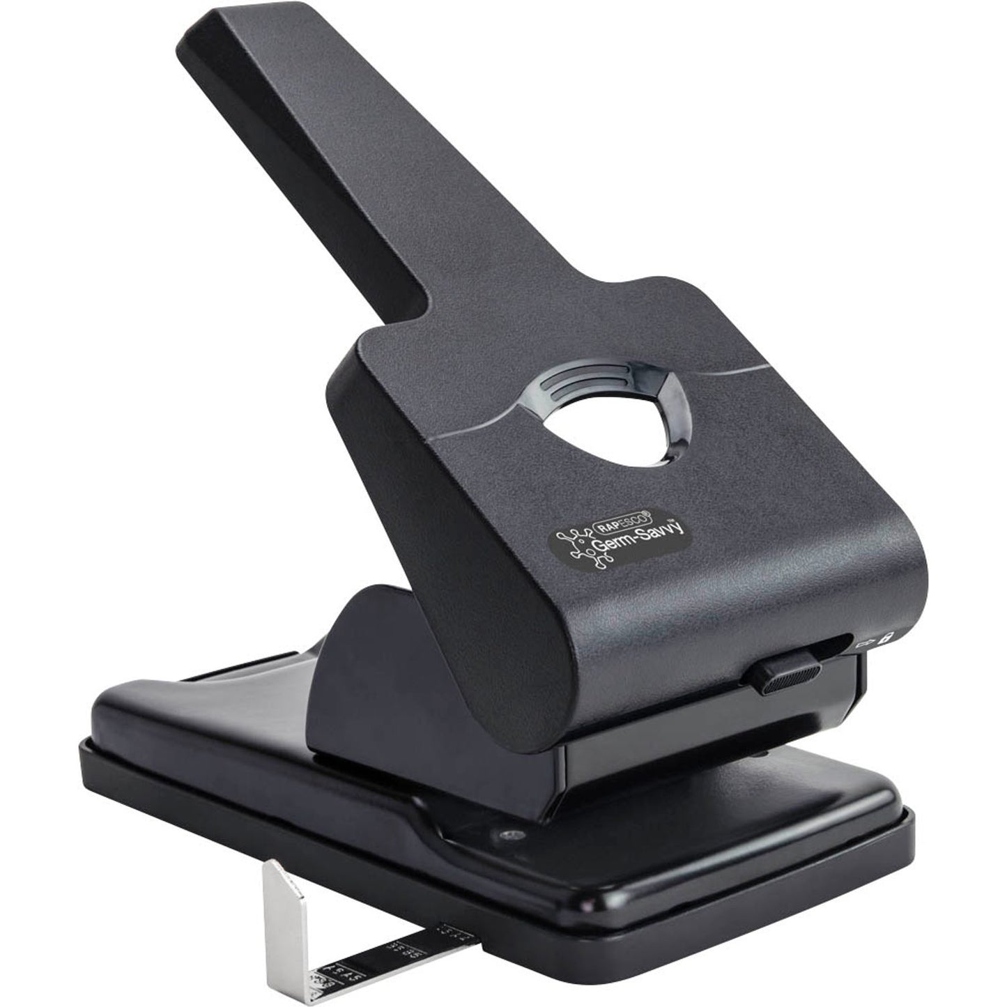 RAPESCO® Registraturlocher Germ-Savvy HD865-P schwarz | 1631