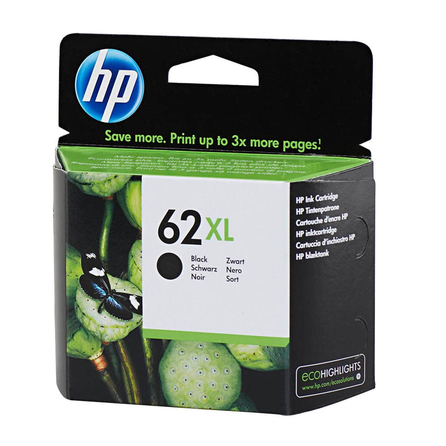HP 62XL () schwarz Druckerpatrone | C2P05AE
