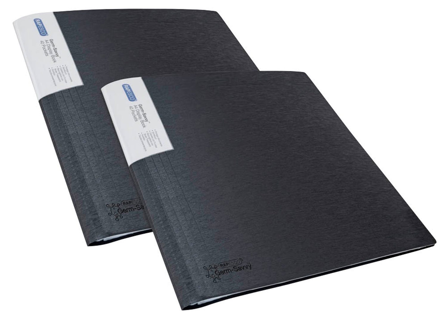 RAPESCO® Germ-Savvy™ Sichtbuch DIN A4, schwarz