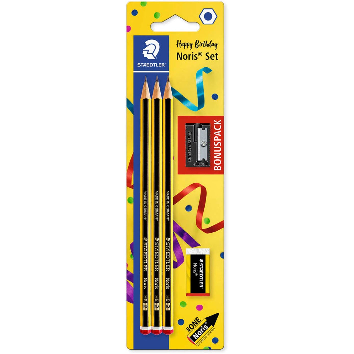 STAEDTLER Noris® 120 Bleistifte HB schwarz/gelb | 120 SBK3P1