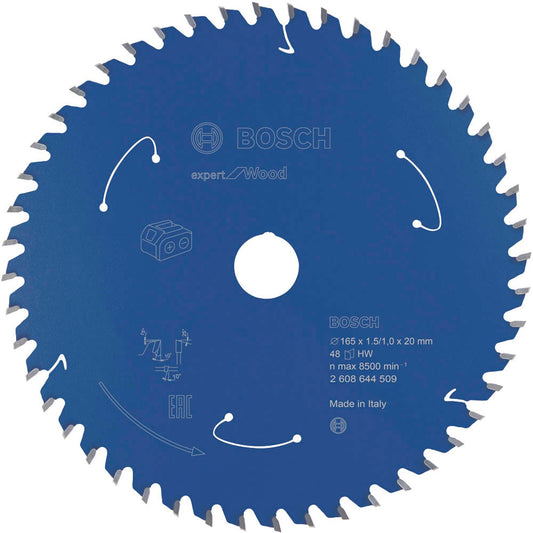 BOSCH EXPERT for Wood Kreissägeblatt 165,0 mm, 48 Zähne | 2608644509