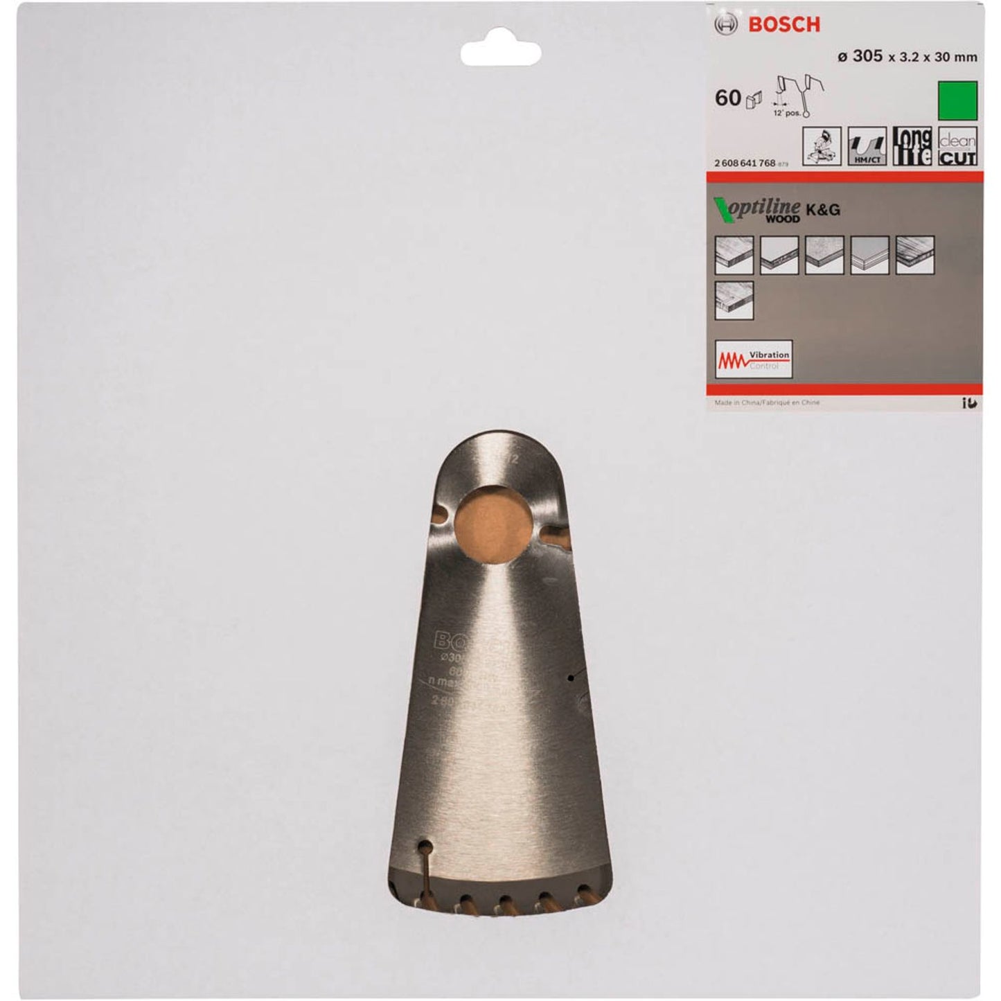 BOSCH Optiline Wood Kreissägeblatt 305,0 mm, 60 Zähne | 2608641768