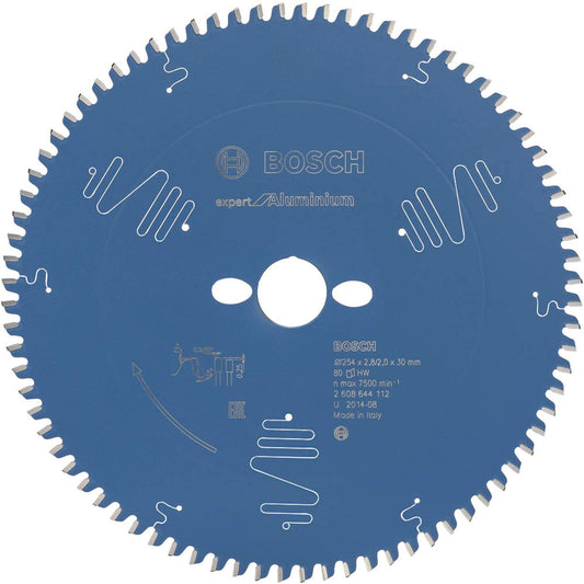 BOSCH EXPERT for Aluminium Kreissägeblatt 254,0 mm, 80 Zähne | 2608644112