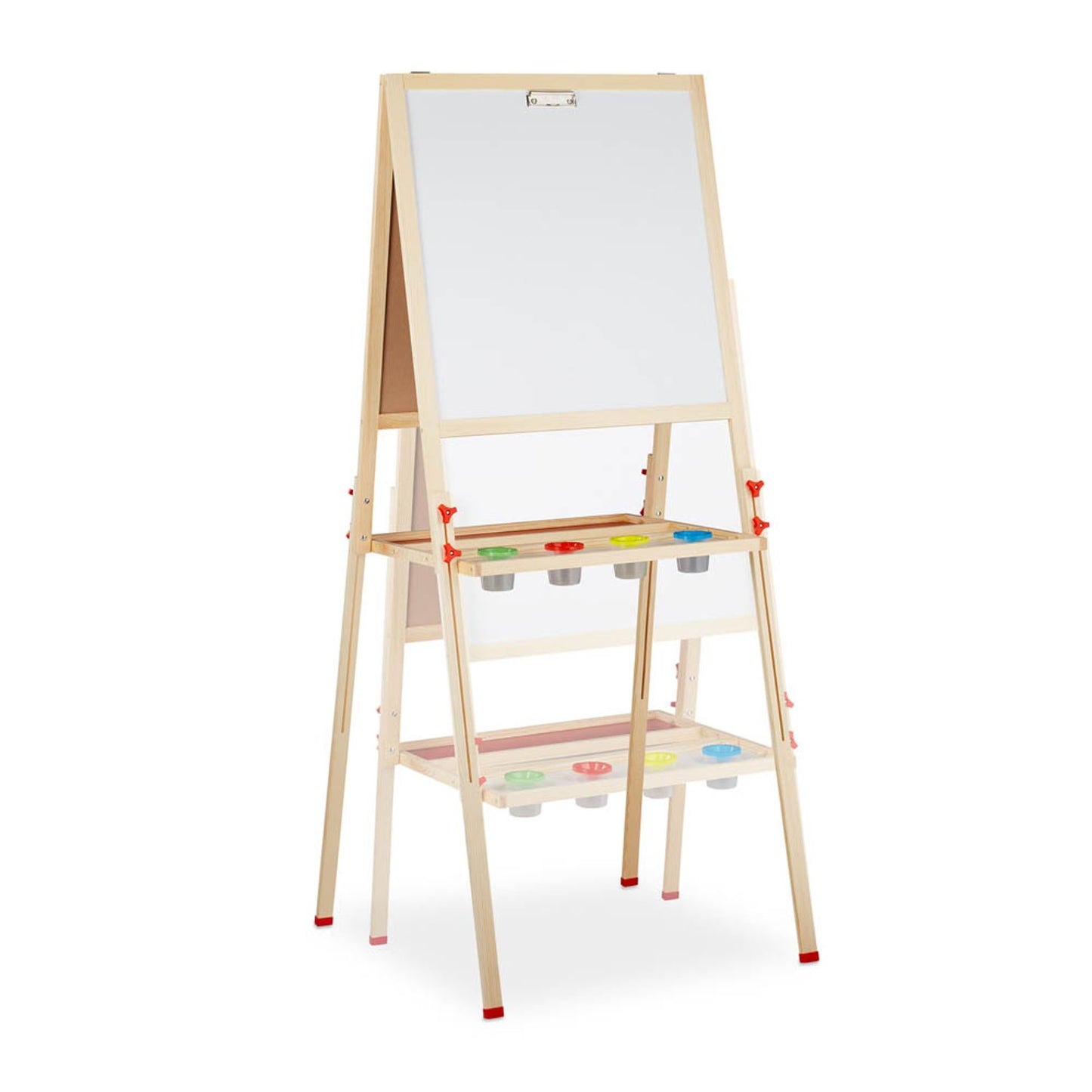 relaxdays Kindertafel 59,0 x 59,0 cm weiß/grün | 10027240_0