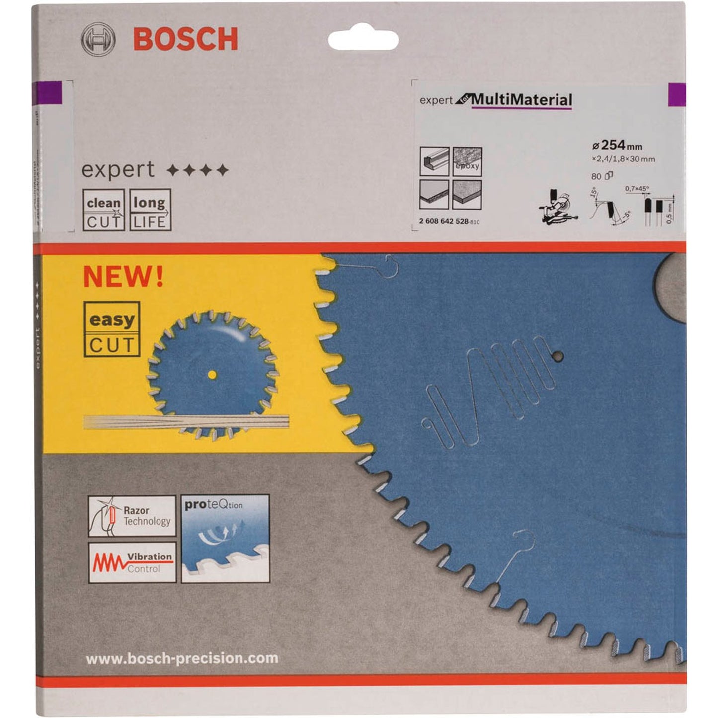 BOSCH EXPERT for Multi Material Kreissägeblatt 254,0 mm, 80 Zähne | 2608642528