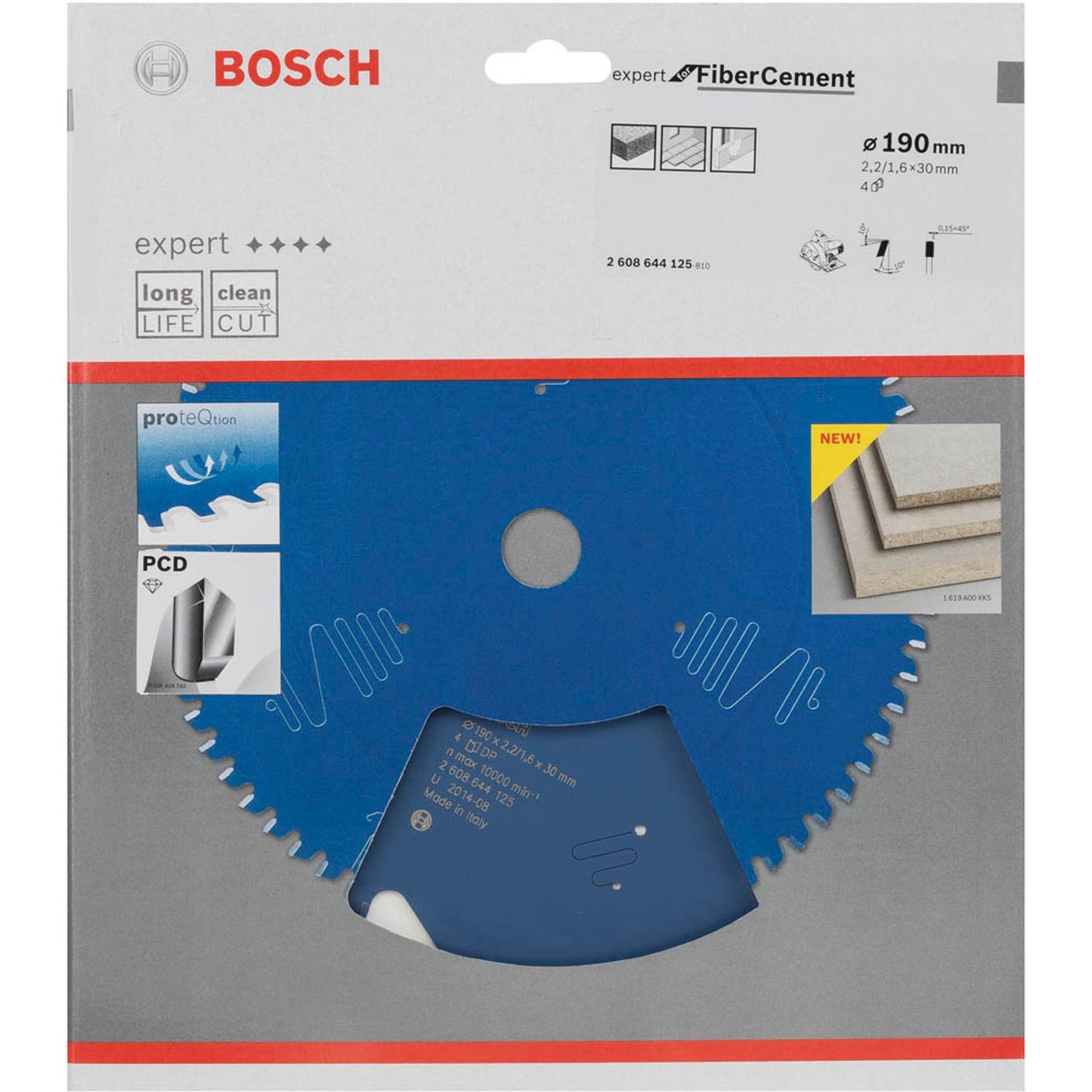 BOSCH EXPERT for Fiber Cement Kreissägeblatt 190,0 mm, 4 Zähne | 2608644125