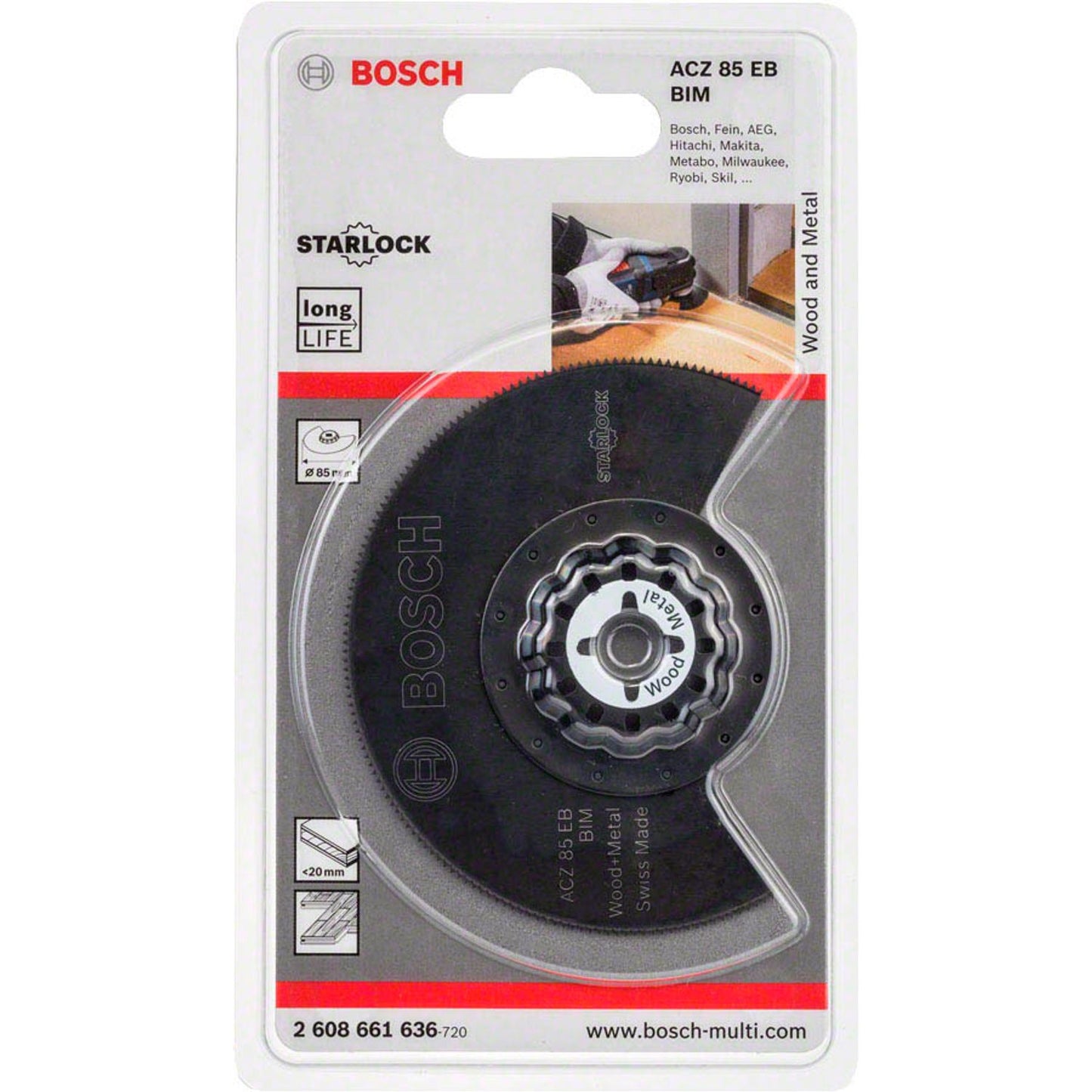 BOSCH ACZ 85 EB Wood and Metal Segmentsägeblatt 85,0 cm | 2608661636