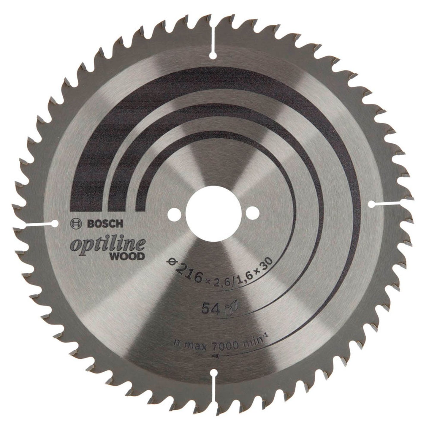 BOSCH Optiline Wood Kreissägeblatt 216,0 mm, 54 Zähne | 2608838411