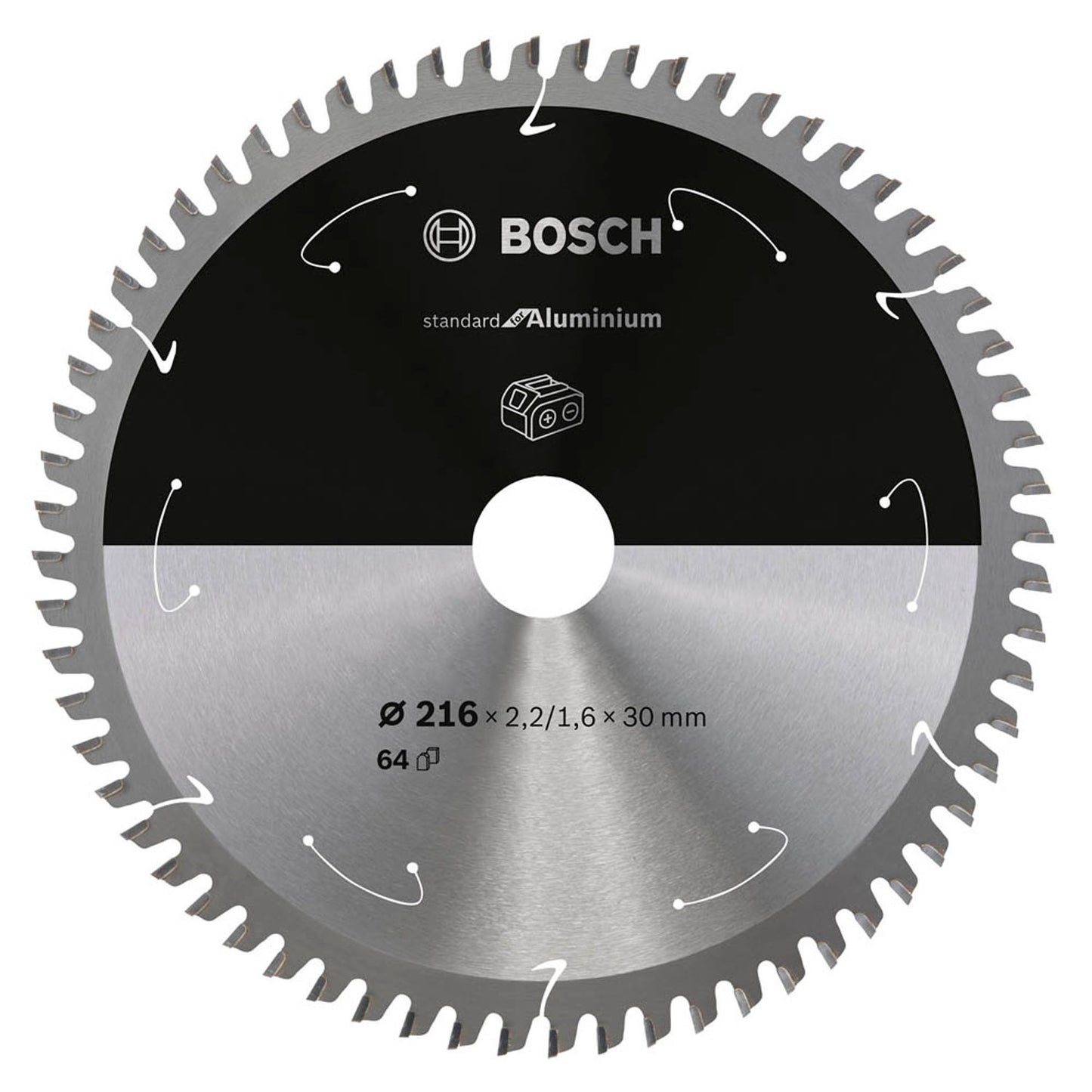 BOSCH Standard for Aluminium Kreissägeblatt 216,0 mm, 64 Zähne | 2608837776