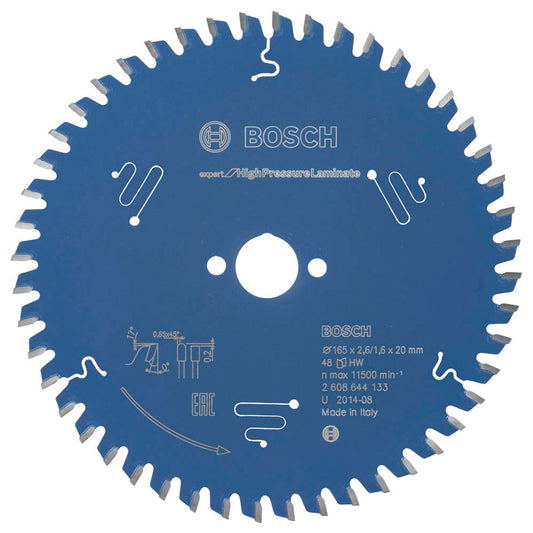 BOSCH EXPERT for High Pressure Laminat Kreissägeblatt 165,0 mm, 48 Zähne | 2608644133