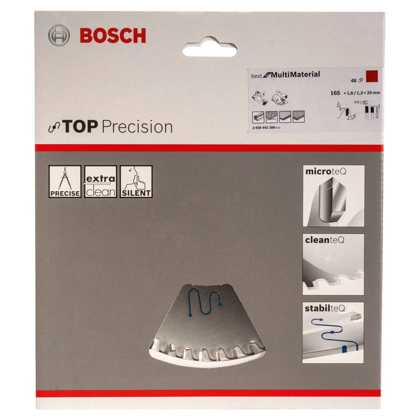 BOSCH Best for Multi Material Kreissägeblatt 165,0 mm, 48 Zähne | 2608642388