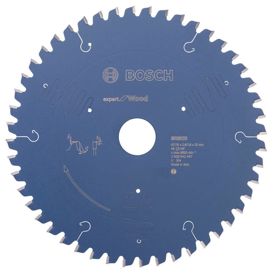 BOSCH EXPERT for Wood Kreissägeblatt 216,0 mm, 48 Zähne | 2608642497