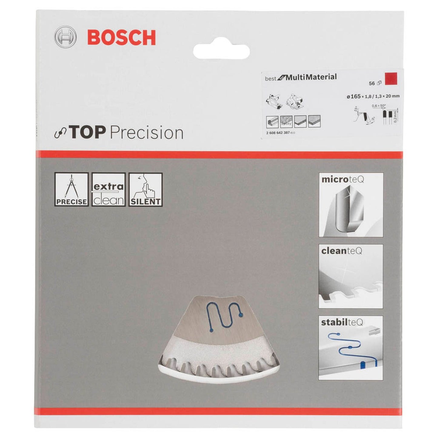 BOSCH Best for Multi Material Kreissägeblatt 165,0 mm, 56 Zähne | 2608642387