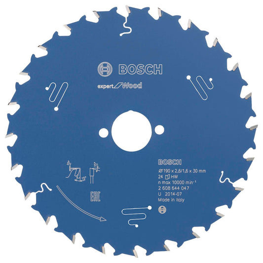 BOSCH EXPERT for Wood Kreissägeblatt 190,0 mm, 24 Zähne | 2608644047