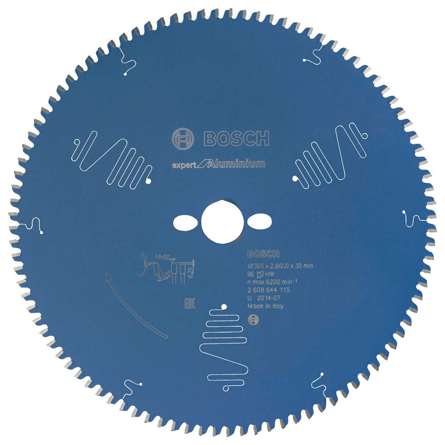 BOSCH EXPERT for Aluminium Kreissägeblatt 305,0 mm, 96 Zähne | 2608644115