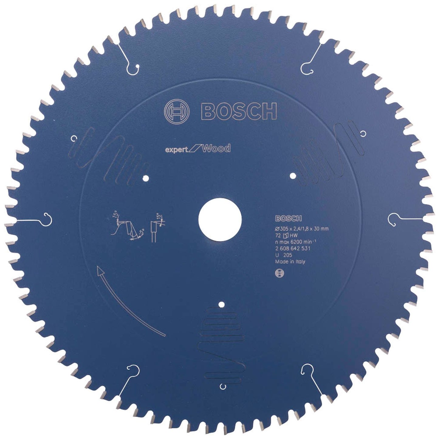 BOSCH EXPERT for Wood Kreissägeblatt 305,0 mm, 72 Zähne | 2608642531