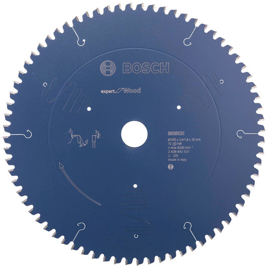 BOSCH EXPERT for Wood Kreissägeblatt 305,0 mm, 72 Zähne | 2608642531