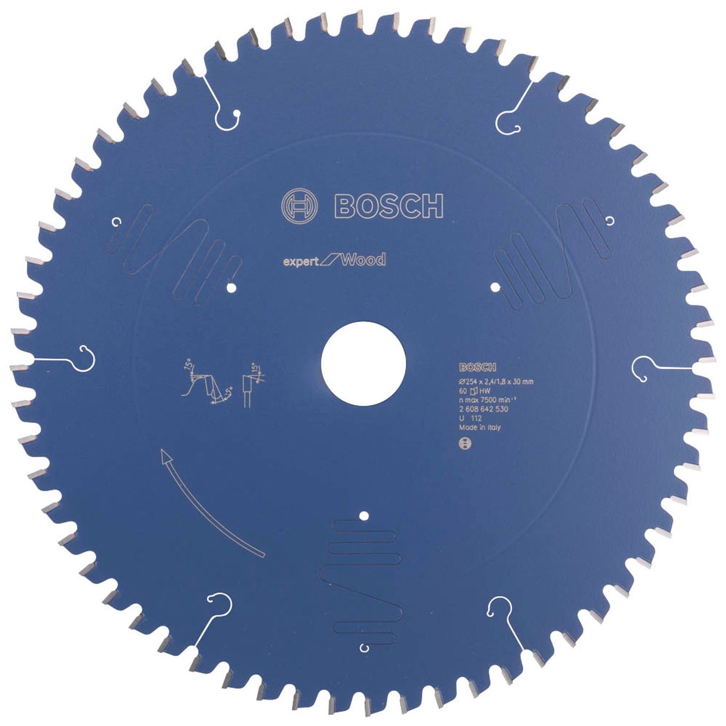 BOSCH EXPERT for Wood Kreissägeblatt 254,0 mm, 60 Zähne | 2608642530
