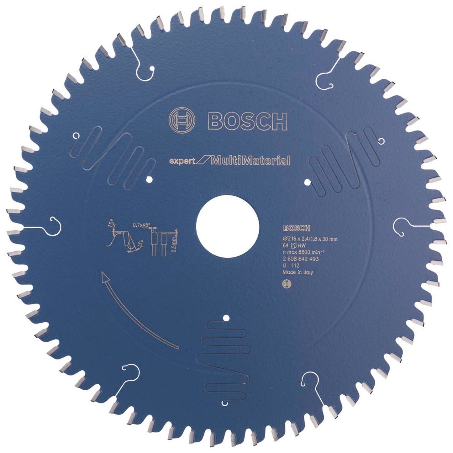 BOSCH EXPERT for Multi Material Kreissägeblatt 216,0 mm, 64 Zähne | 2608642493