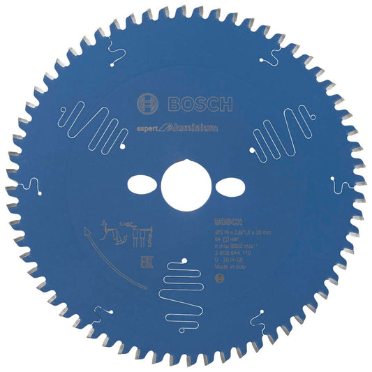 BOSCH EXPERT for Aluminium Kreissägeblatt 216,0 mm, 64 Zähne | 2608644110
