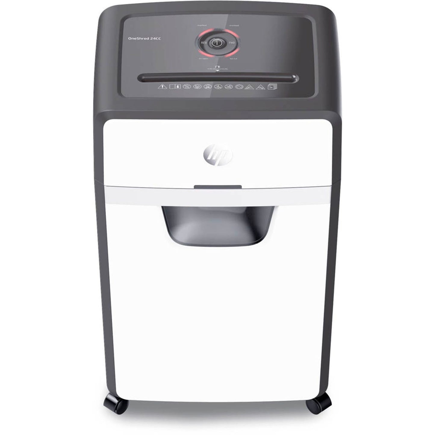 HP OneShred 24CC Aktenvernichter mit Partikelschnitt P-4, 4 x 35 mm, bis , weiß | 2807