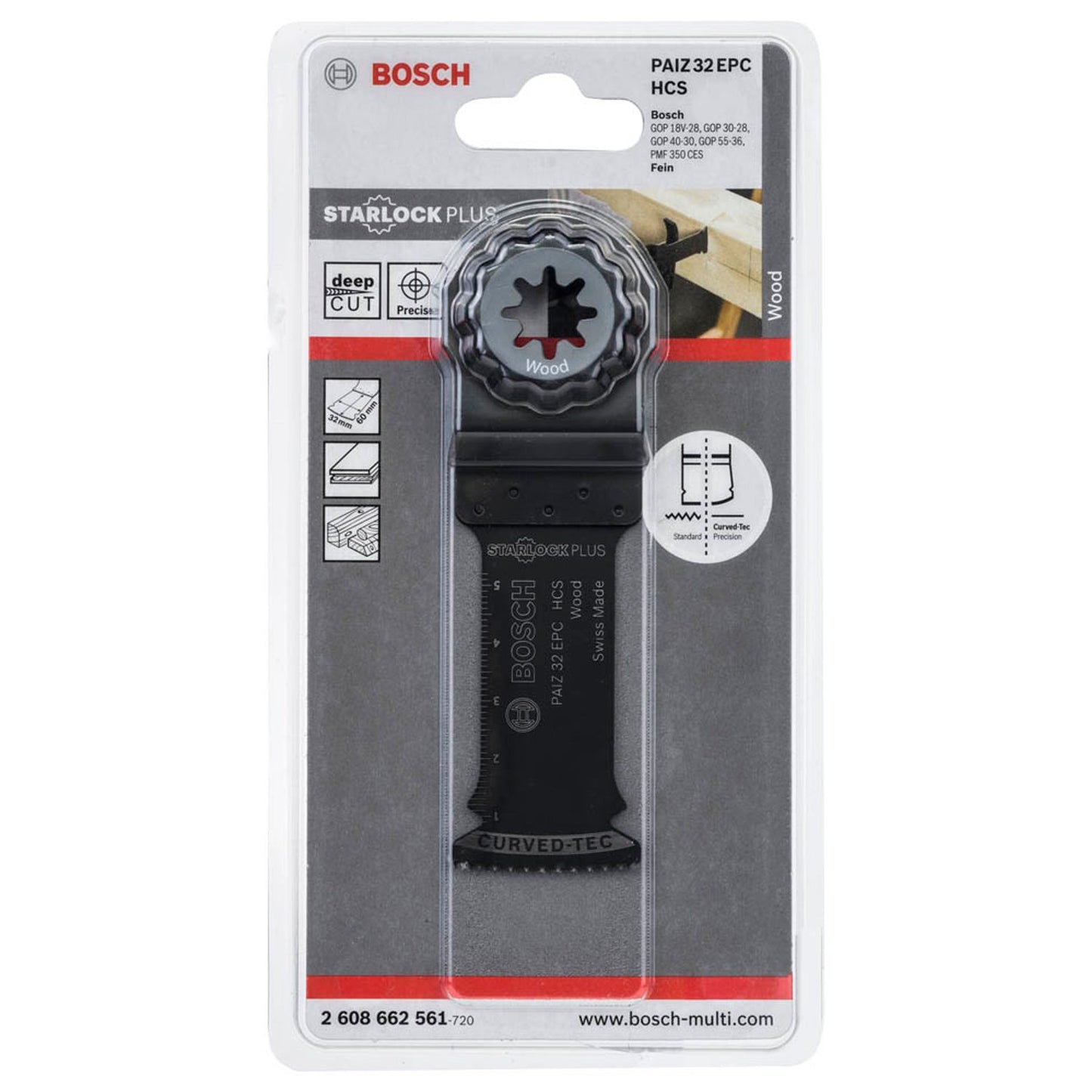 BOSCH PAIZ 32 EPC Wood Tauchsägeblatt | 2608662561