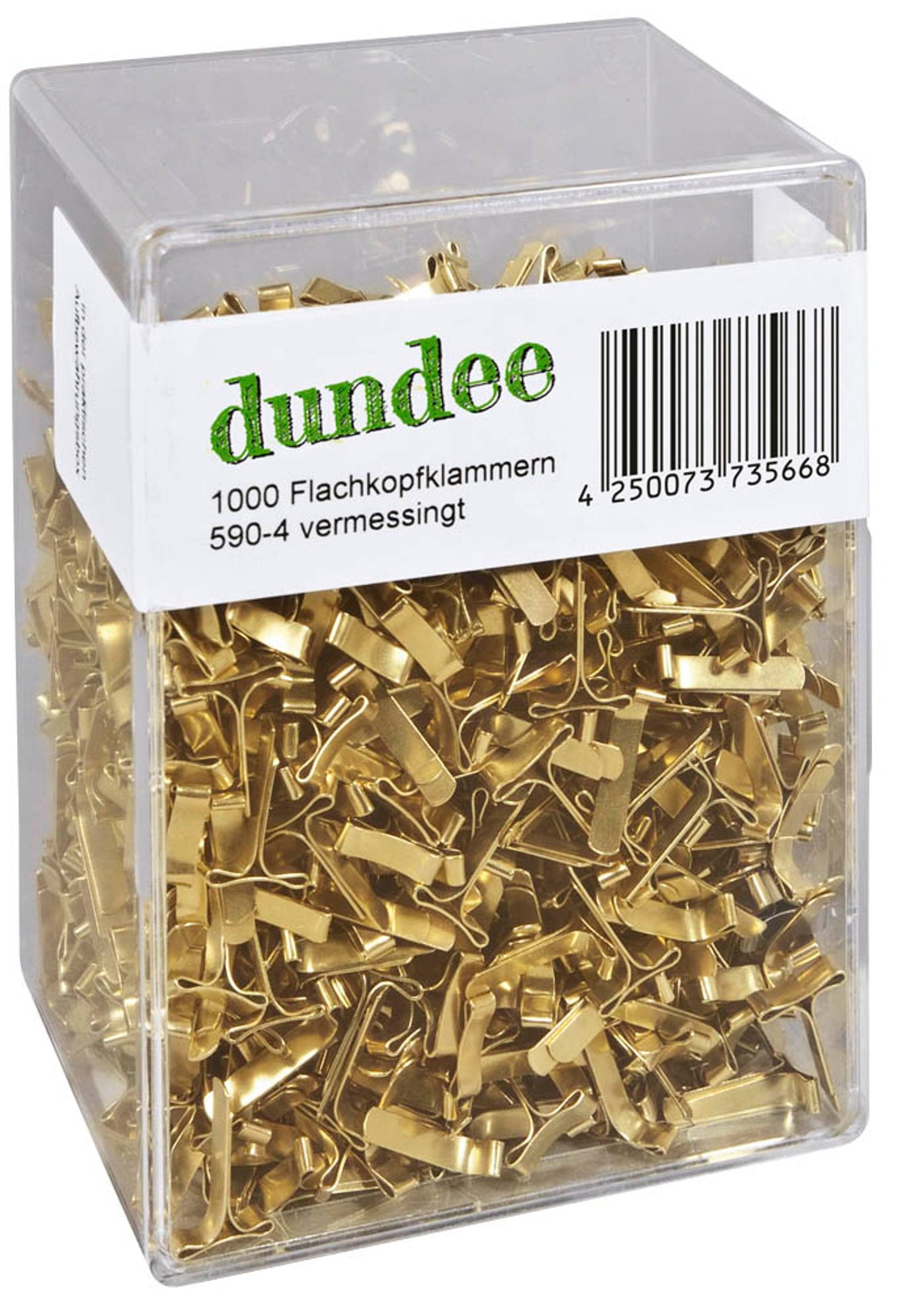 dundee Musterbeutelklammern Flachkopf