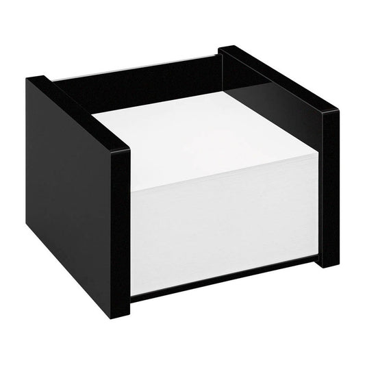 WEDO Zettelbox Black Office schwarz inkl. 500 Notizen weiß | 637001