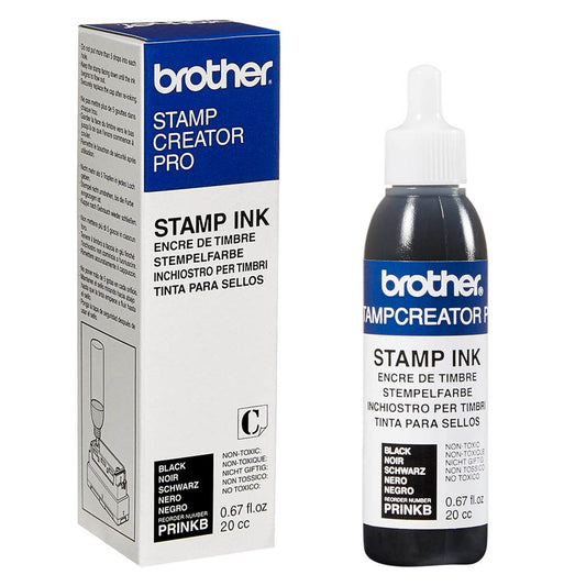 brother PR-INK B Stempelfarbe schwarz | PRINKB