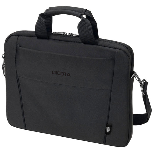 DICOTA Laptoptasche Eco Slim Case BASE Kunstfaser schwarz bis 39,6 cm (15,6 Zoll) | D31308-RPET