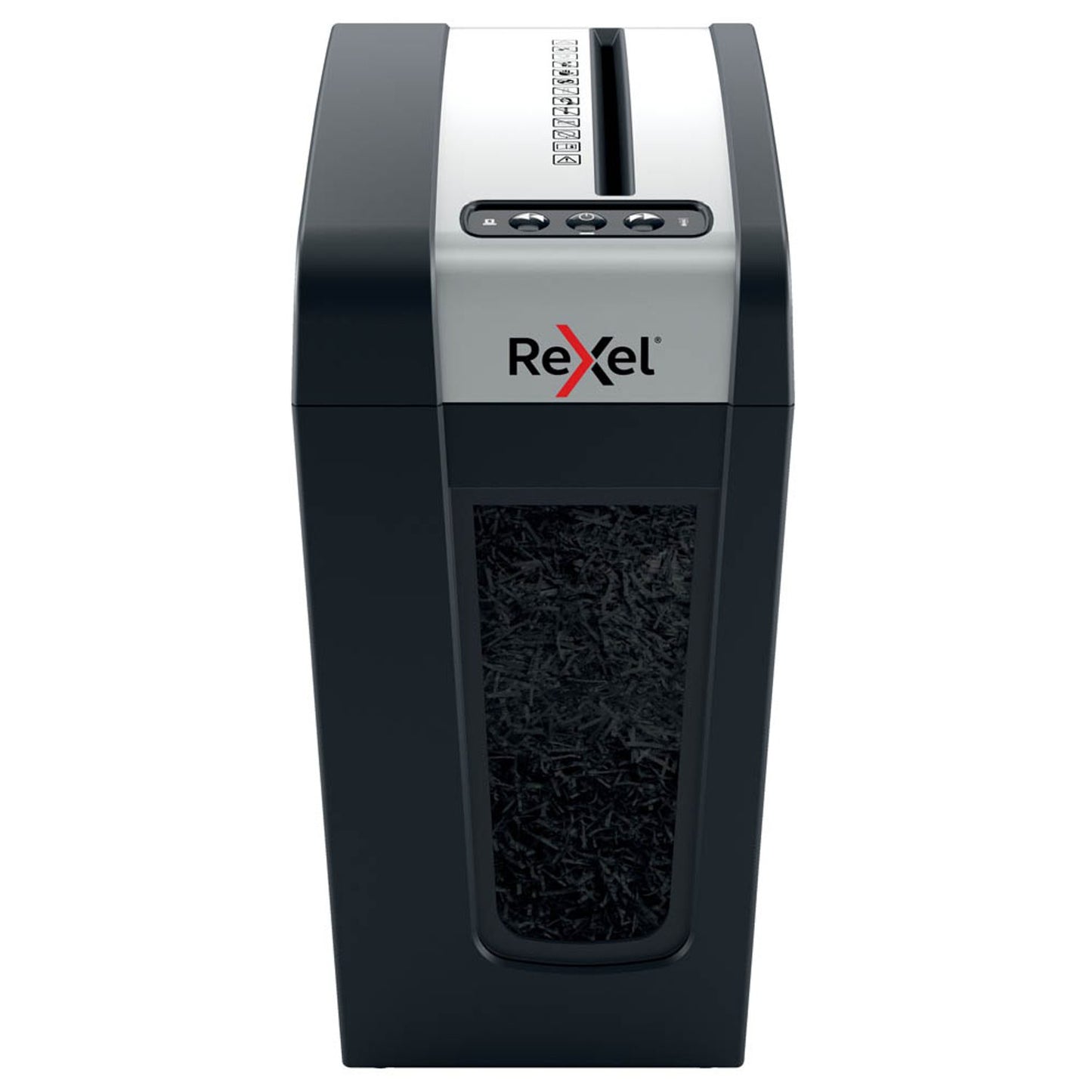Rexel Secure MC4-SL Aktenvernichter mit Partikelschnitt P-5, 2 x 15 mm, bis , schwarz | 2020132EU