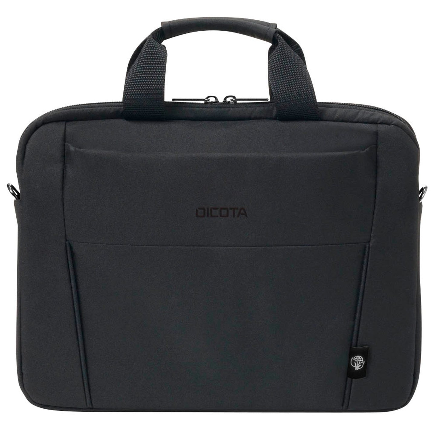 DICOTA Laptoptasche Eco Slim Case BASE Kunstfaser schwarz bis 39,6 cm (15,6 Zoll) | D31308-RPET