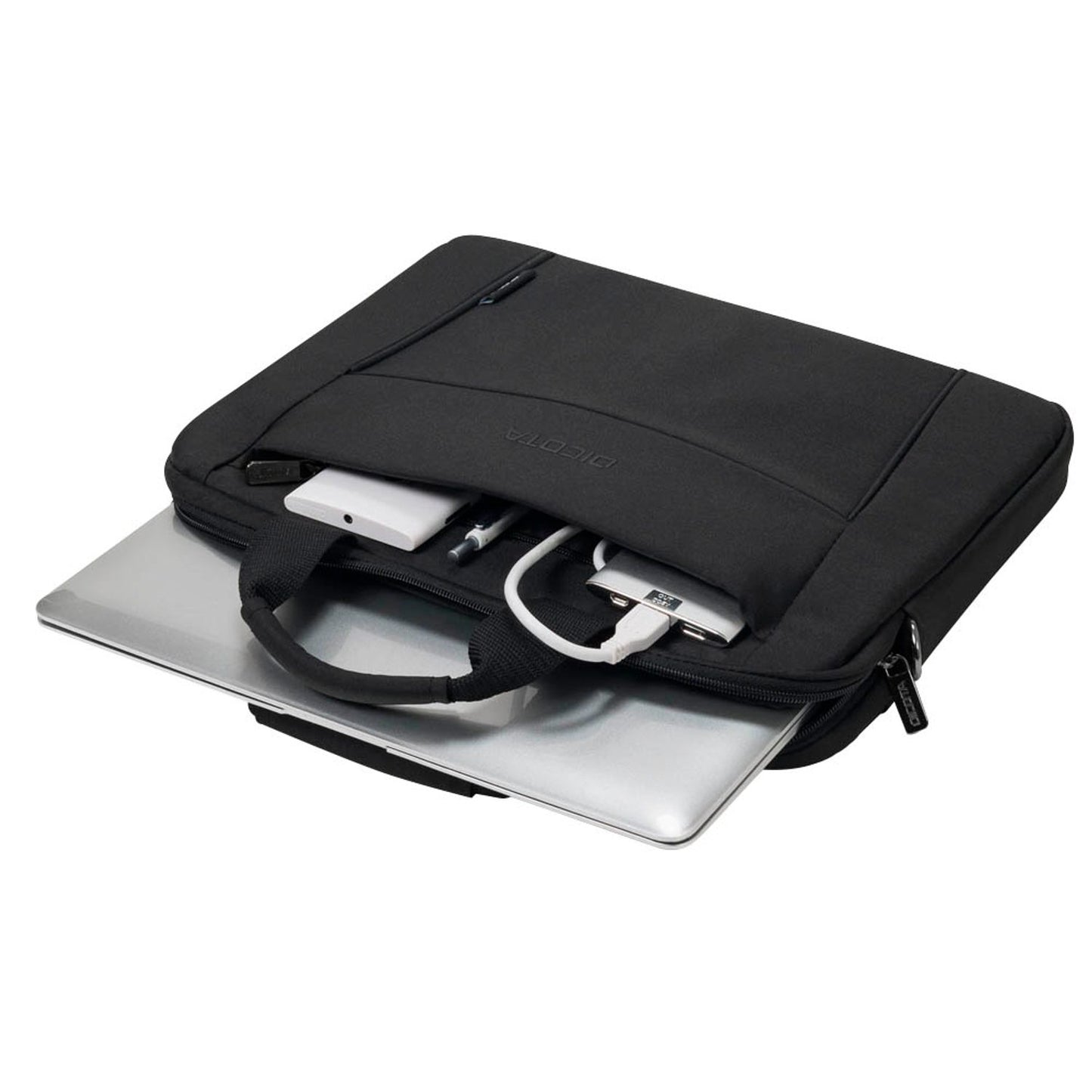 DICOTA Laptoptasche Eco Slim Case BASE Kunstfaser schwarz bis 39,6 cm (15,6 Zoll) | D31308-RPET