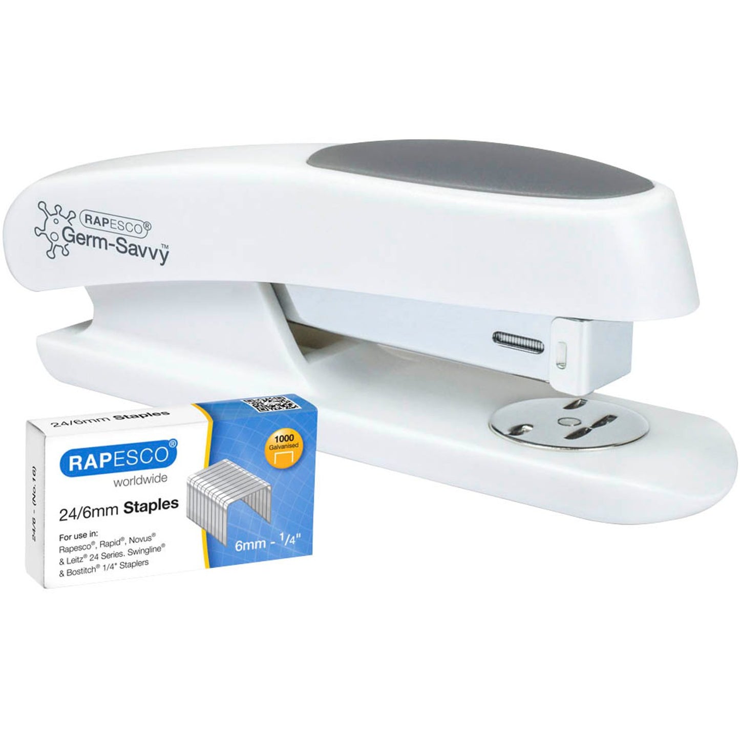 RAPESCO® Heftgerät Germ-Savvy ECO Sting Ray weiß | 1483