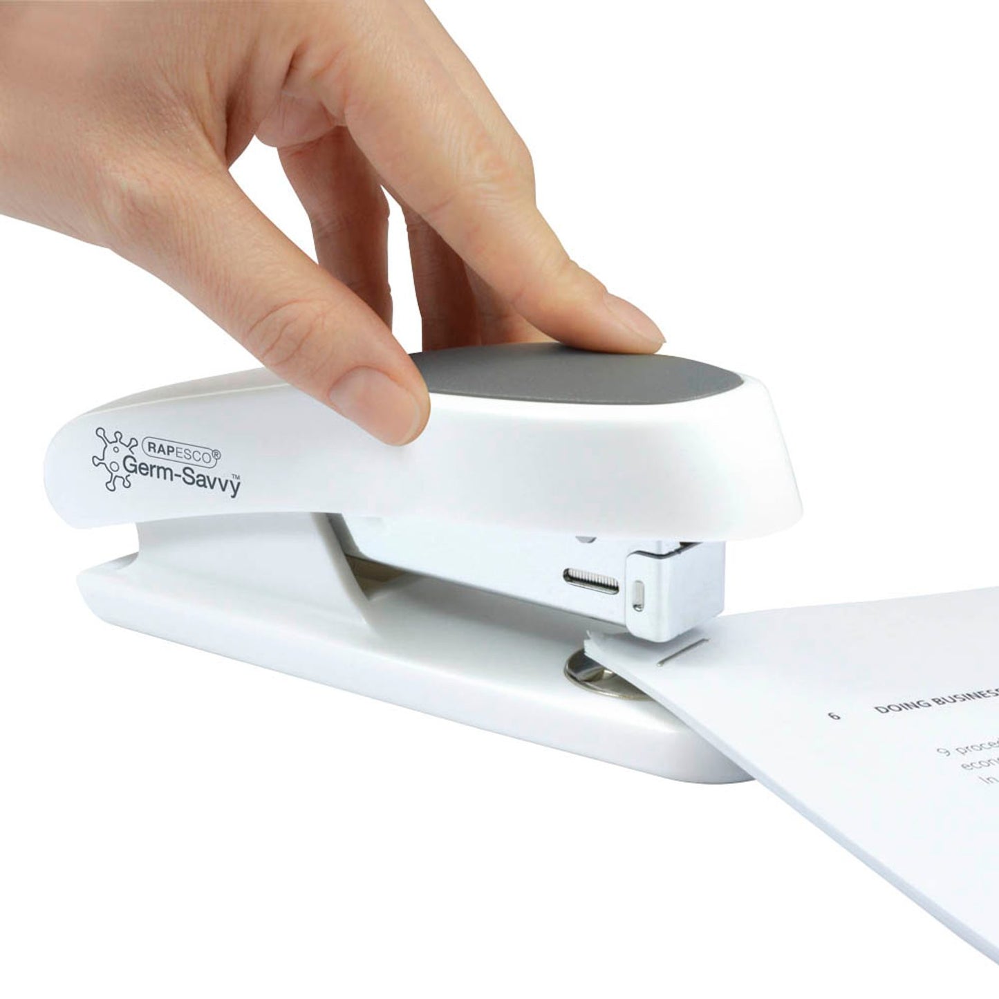 RAPESCO® Heftgerät Germ-Savvy ECO Sting Ray weiß | 1483