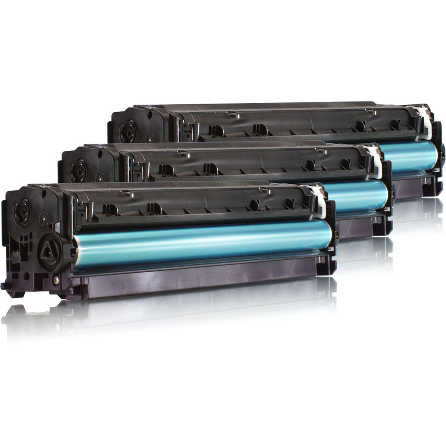 KMP H-T122CMY cyan, magenta, gelb Toner kompatibel zu HP 304A (CF372AM), 3er-Set | 1218,0030 | 1 Pack = 3 St.