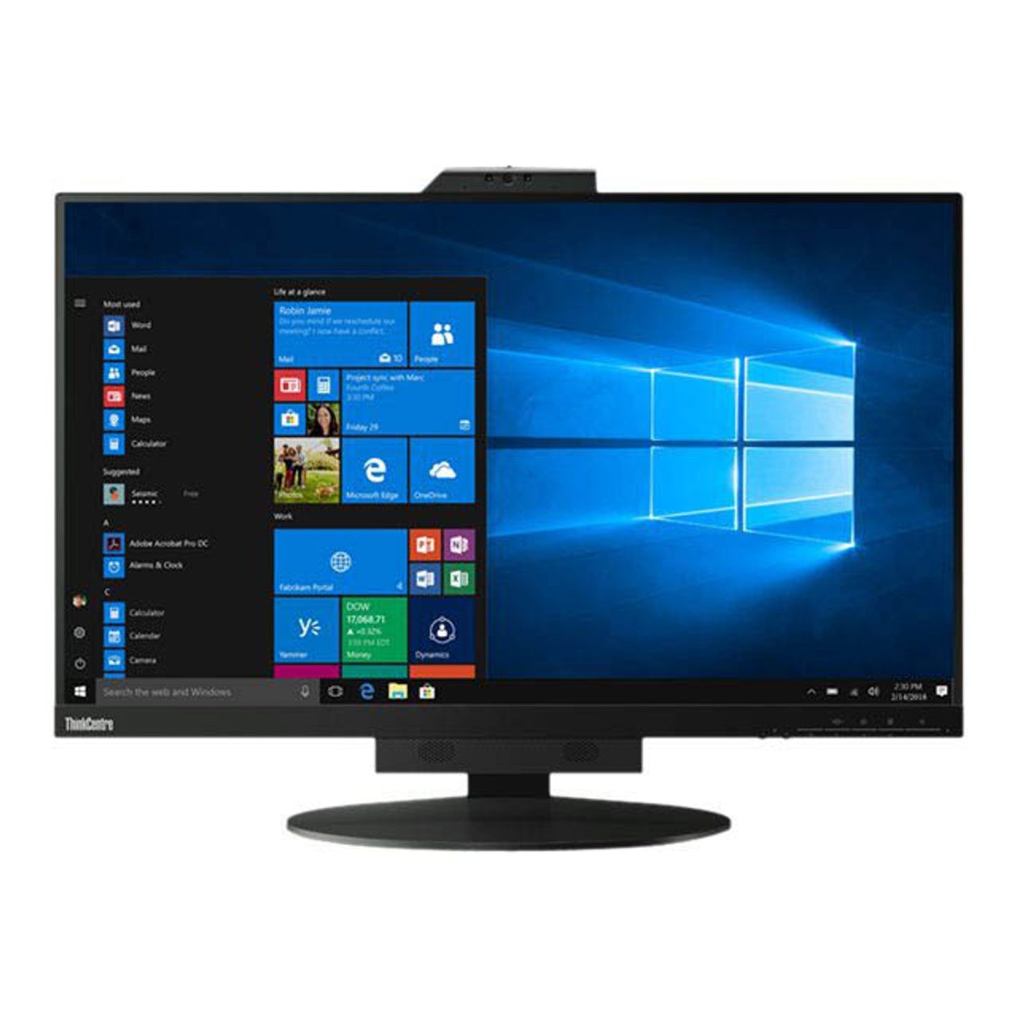Lenovo ThinkCentre TFT 27 Monitor 69,0 cm (27,0 Zoll) schwarz | 11JHRAT1EU
