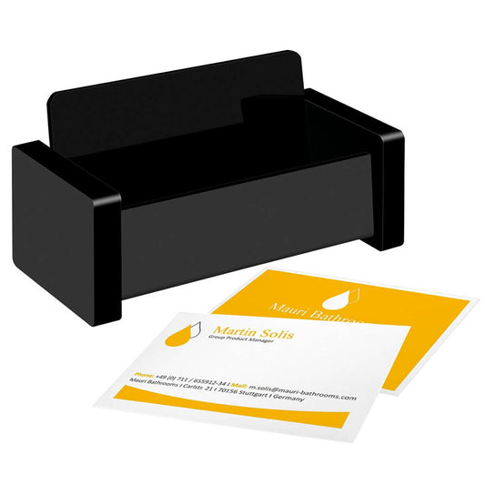 WEDO Visitenkartenhalter Black Office schwarz | 634401