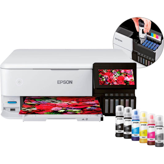 EPSON EcoTank ET-8500 3 in 1 Tintenstrahl-Multifunktionsdrucker weiß | C11CJ20401