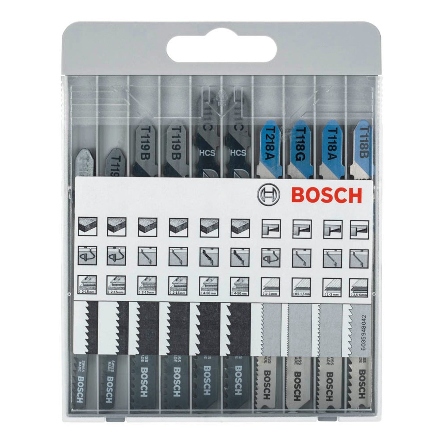 BOSCH Basic for Metal and Wood Stichsägeblätter-Set 10-teilig | 2607010630