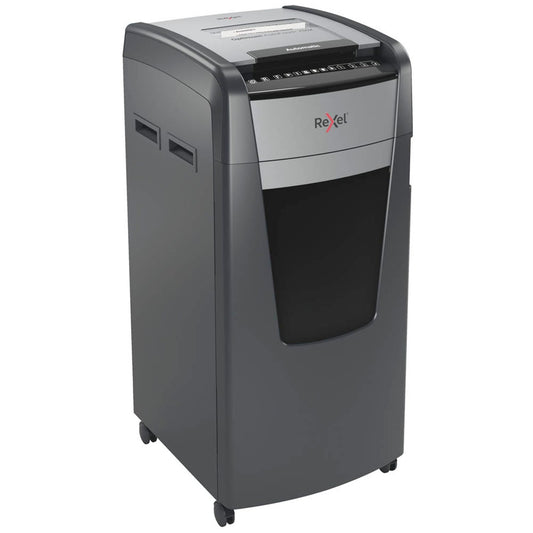 Rexel Optimum AutoFeed+ 750X Aktenvernichter mit Partikelschnitt P-4, 4 x 28 mm, schwarz | 2020750,00 XEU